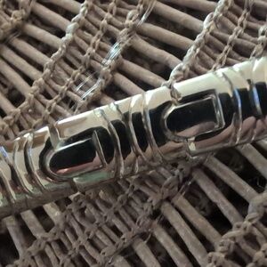 VTG 925 Solid Square Link Bracelet